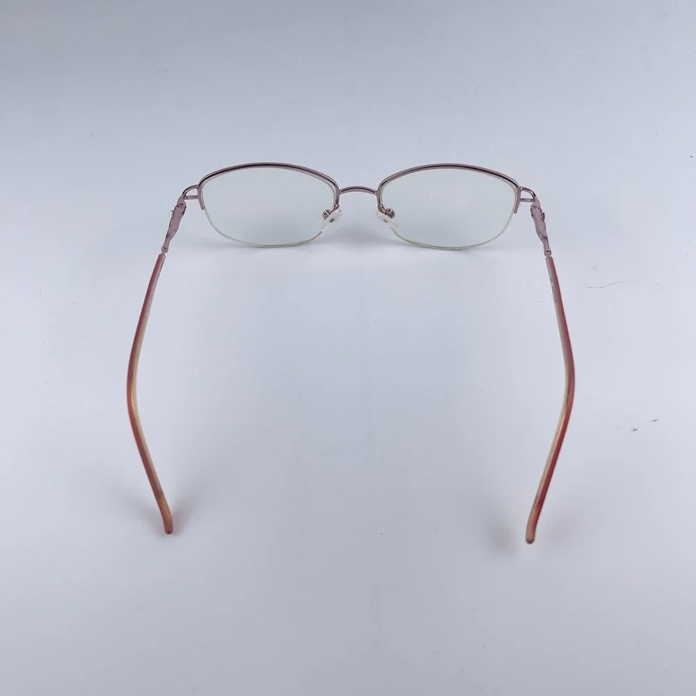 Marchon Tawny Rose Women's Eyeglasses Frame‎ Rose Gold Metal 55-17-135 mm